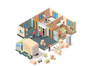 专业公司搬家服务 厢货车及1.5吨货车，提供人工搬运与打包